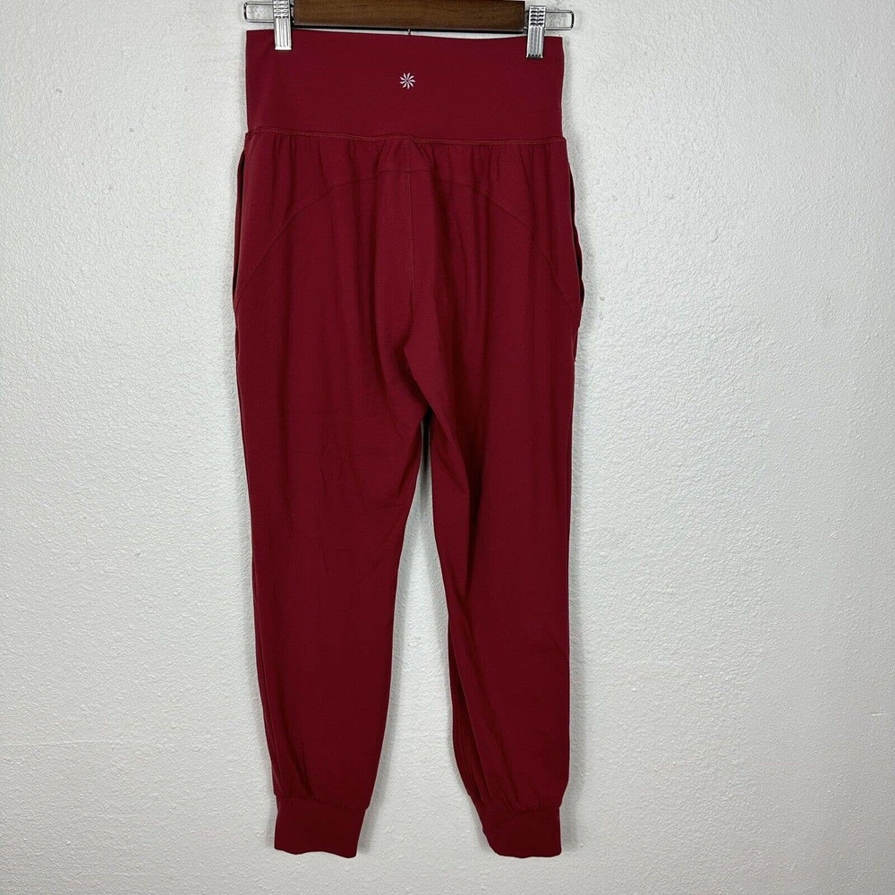 Athleta Red Track Pants - Picture 2 of 10